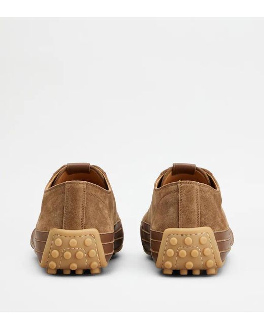 Tod's Brown Round-Toe Sneakers for men