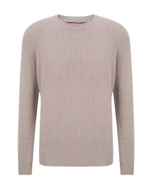 Brunello Cucinelli Gray Long-Sleeved Knitwear for men