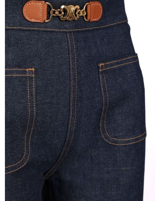 Céline Blue Flared Jeans