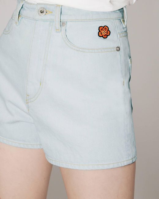 KENZO Blue Denim Shorts