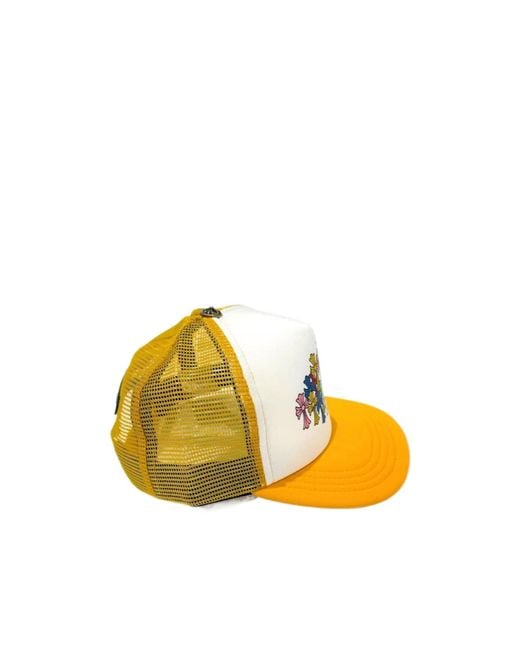 Chrome Hearts Orange Cross Baseball Cap for men