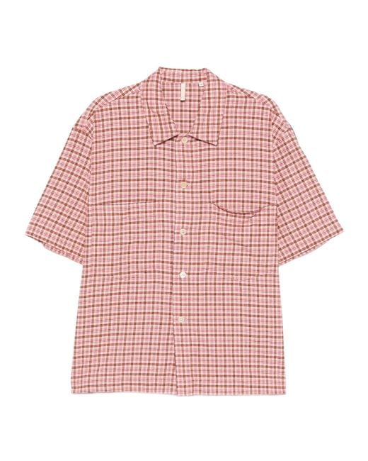 sunflower Red Plaid Shirt for men