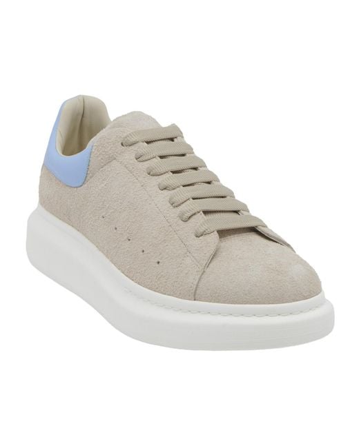McQueen Blue Oversized Low-Top Sneakers for men