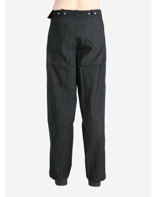 Kiko Kostadinov Black Navin Wide Trouser for men