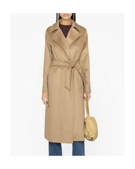 Max Mara Natural Manuela Icon Belted Coat