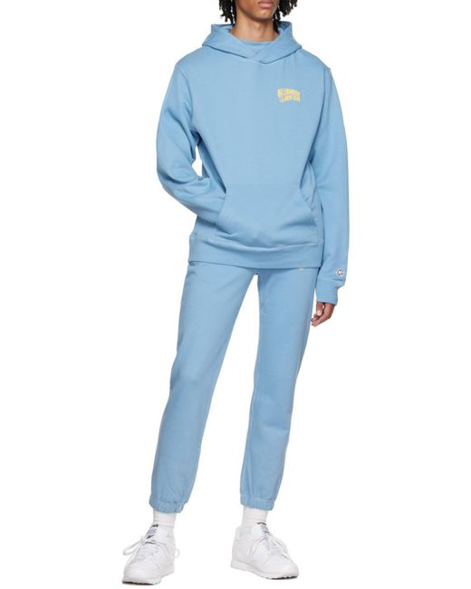 BBCICECREAM Blue Logo-Print Pullover Hoodie for men