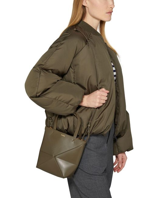Loewe Brown Puzzle Mini Shoulder Bag