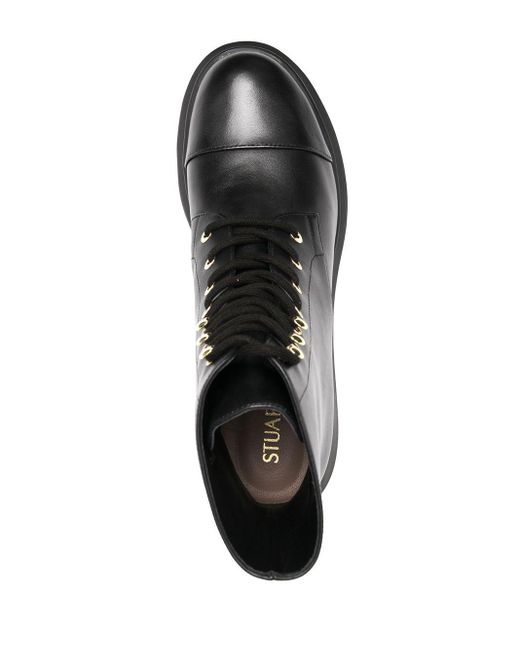 Stuart Weitzman Black High-Top Boots