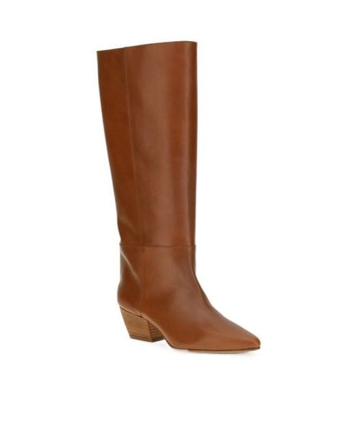 Forte_forte Brown Knee-High Block-Heel Boots
