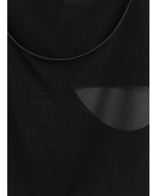 Gucci Black Light Crêpe Jersey Bralette Set