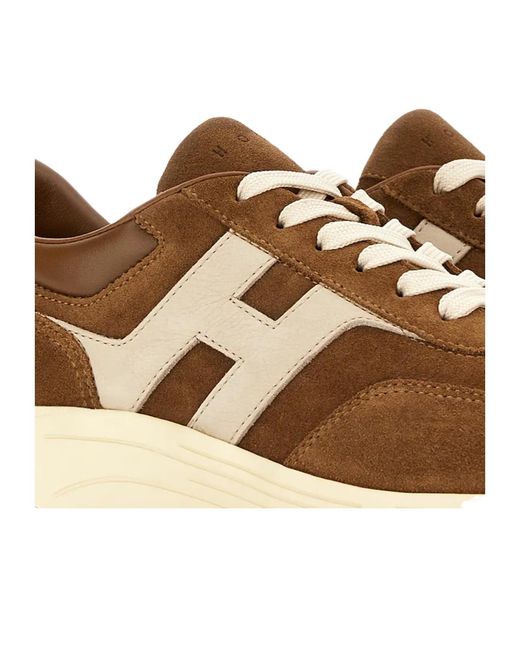 Hogan Brown Hyperlight Sneakers for men