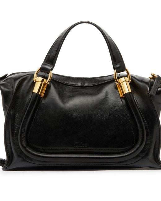 Chloé Black Paraty 24 Tote