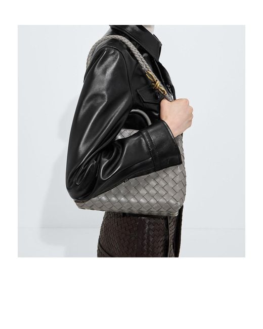 Bottega Veneta Gray Small Andiamo