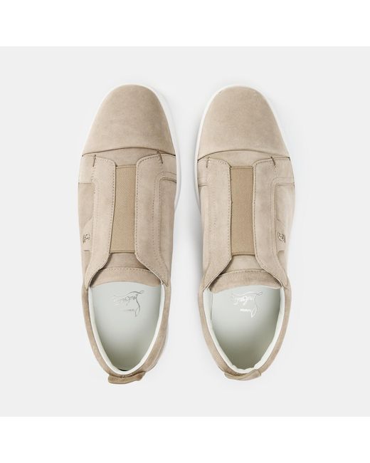 Christian Louboutin Natural Chr St Louis Low-Top Trainers for men