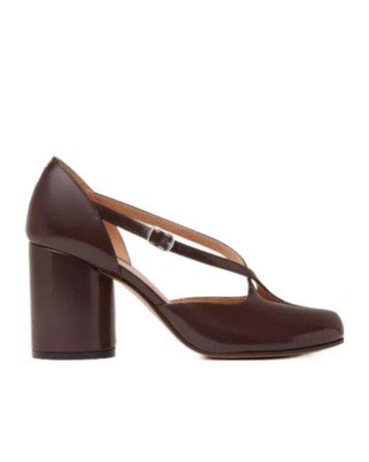 Maison Margiela Brown Tabi Décolleté