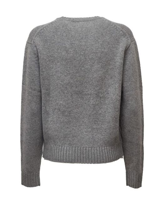 Polo Ralph Lauren Gray Bear Motif Jumper