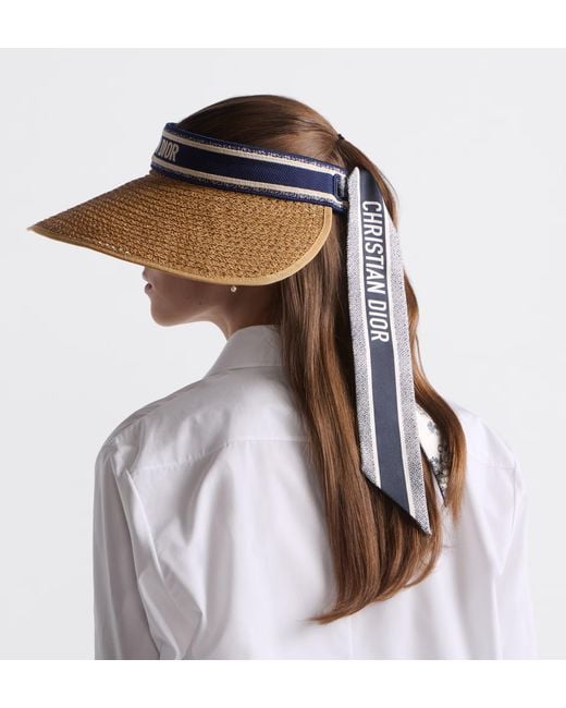 Dior Metallic Iviera D-Ocean Visor With Mitzah