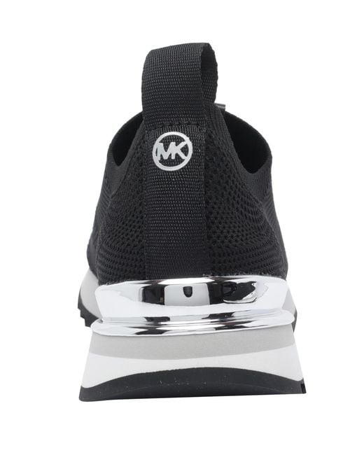 MICHAEL Michael Kors Black Logo Patch Low-Top Sneakers