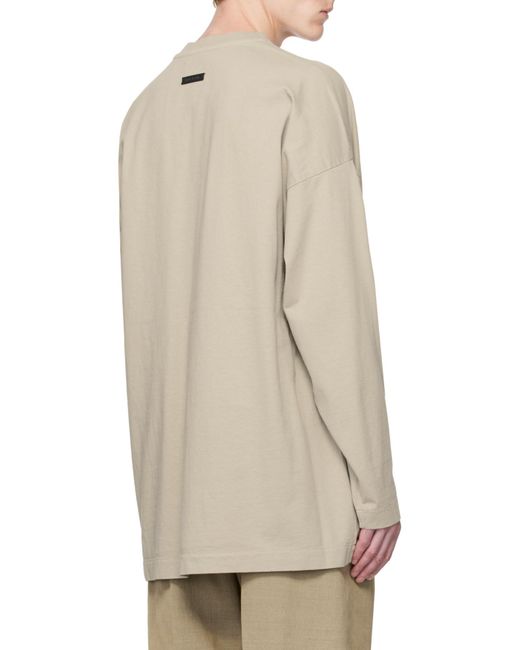 Fear Of God Gray Eternal Printed Crewneck T-Shirt for men