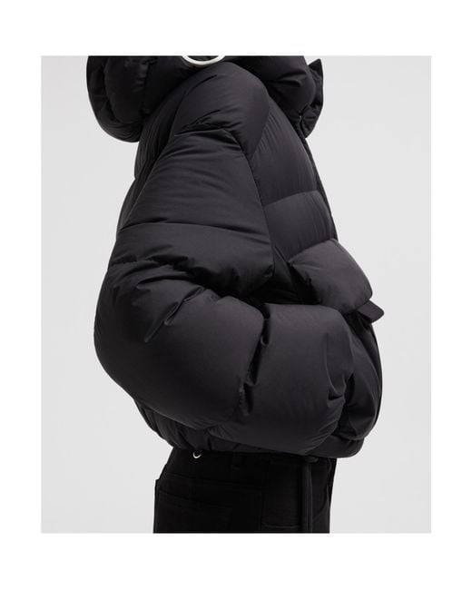Moncler Black X Willow Smith Kar Hooded Short Down Jacket