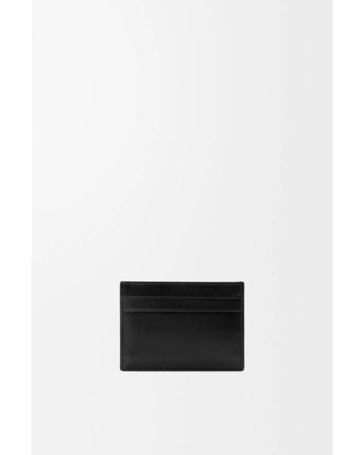 Loewe Black Logo Embossed Card Holder for men