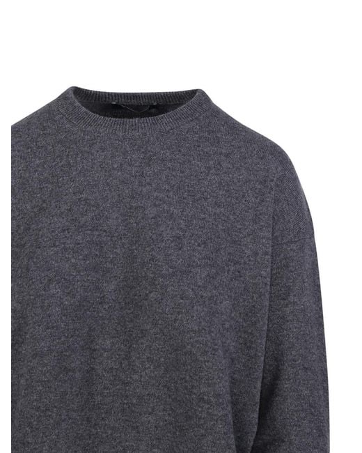 Max Mara Gray Smmnebbie Crewneck Knitted Jumper