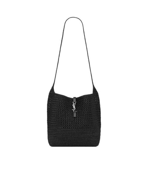 Saint Laurent Black Le 5 À 7 Medium Shoulder Bag for men