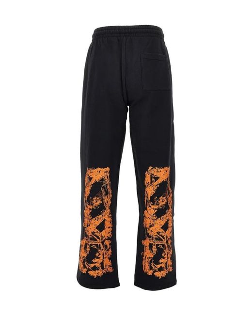 Off-White c/o Virgil Abloh Black Drawstring Athletic Pants for men