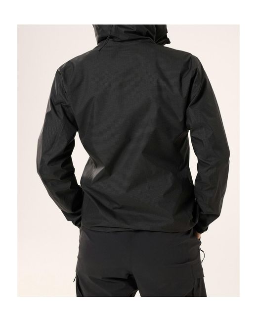 Arc'teryx Black Alpha Gore-Tex Lightweight Hooded Jacket