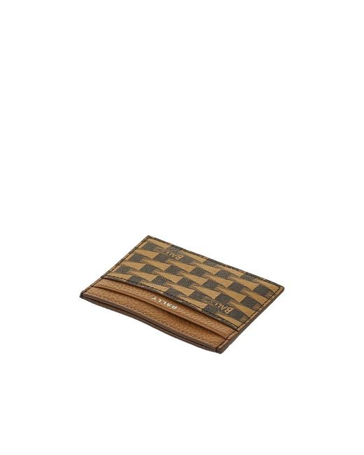 Bally Brown Logo Card Pack for men