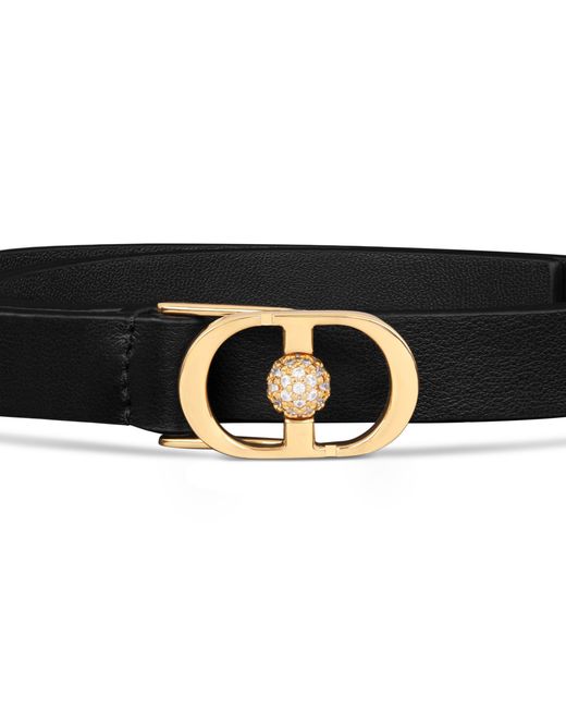 Dior White Ceinture 30 Montaigne Jolie