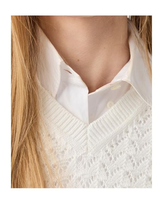Miu Miu White Cotton Polo Shirt