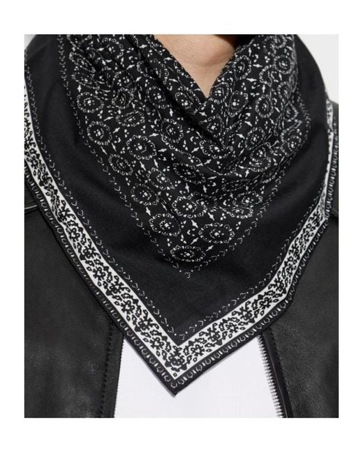 Givenchy Black Logo Detailed Square Scarf for men