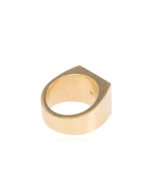 Vetements Natural Logo Ring for men