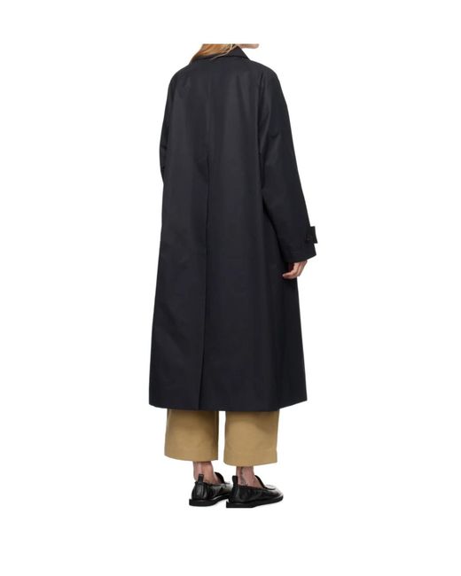 Studio Nicholson Blue Holin Single-Breasted Coat
