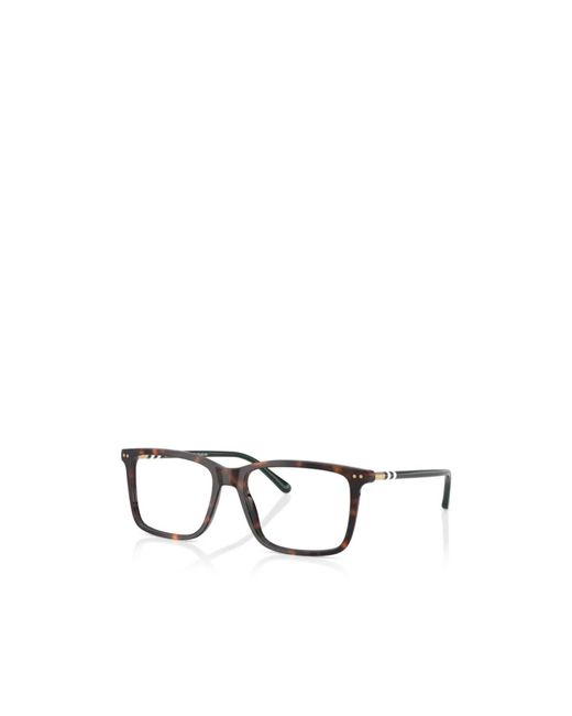 Polo Ralph Lauren Metallic Eyewear Rectangular Frame Glasses for men