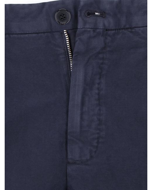 Incotex Blue Slim Fit Pants for men