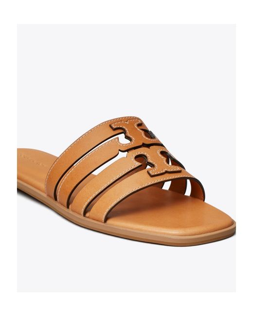 Tory Burch Brown Ines Multi-Strap Sandals