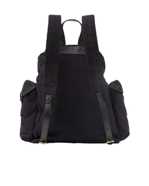 Vivienne Westwood Black Highland Top Handle Backpack for men