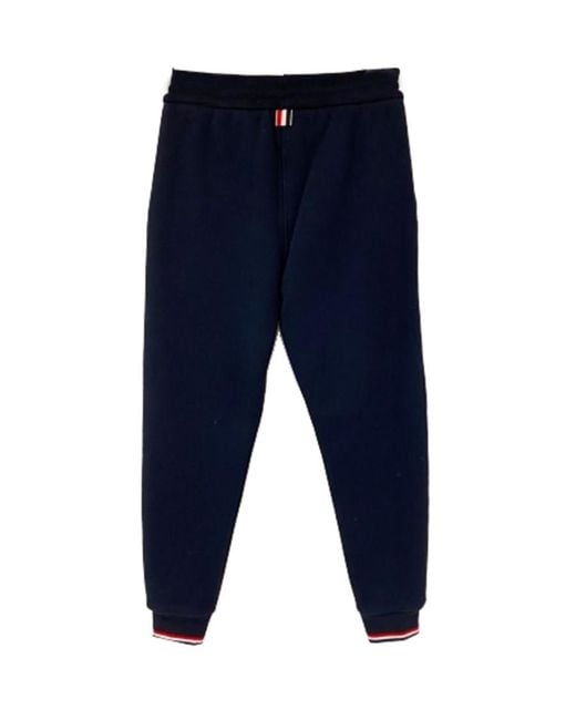Thom Browne Blue Casual Sweatpants for men
