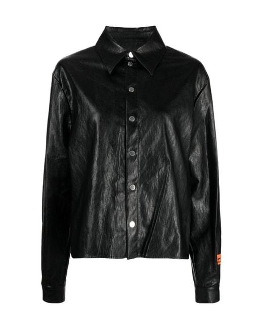 Heron Preston Black Long-Sleeved Shirt