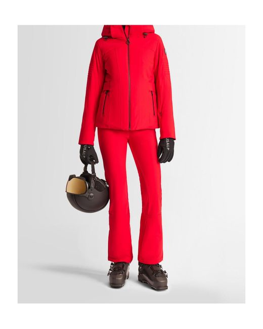 Fusalp Red Long-Sleeved Ski Jacket