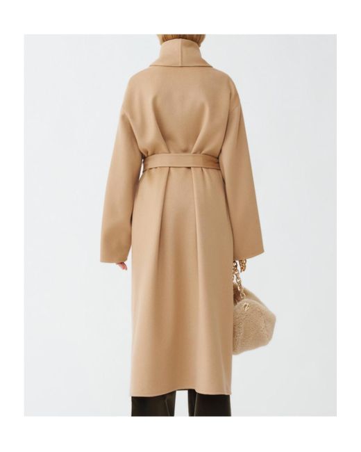 Fabiana Filippi Natural Waist-Strap Coat