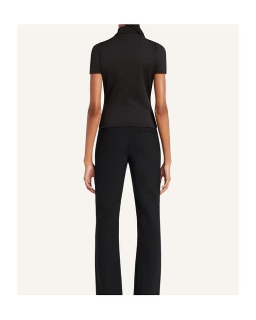Courreges Black Courrèges Interlock Zipped Top