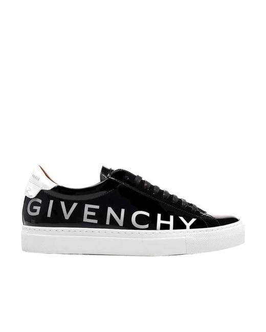 Givenchy Black Urban Street Logo-Print Sneakers for men