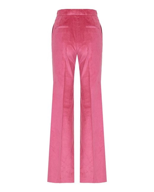 Gabriela Hearst Pink Vesta Corduroy Trousers