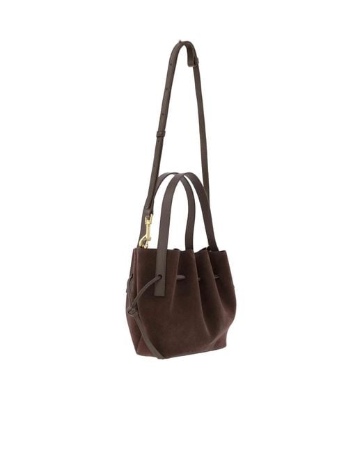 Yuzefi Brown Top-Handle Shoulder Bag