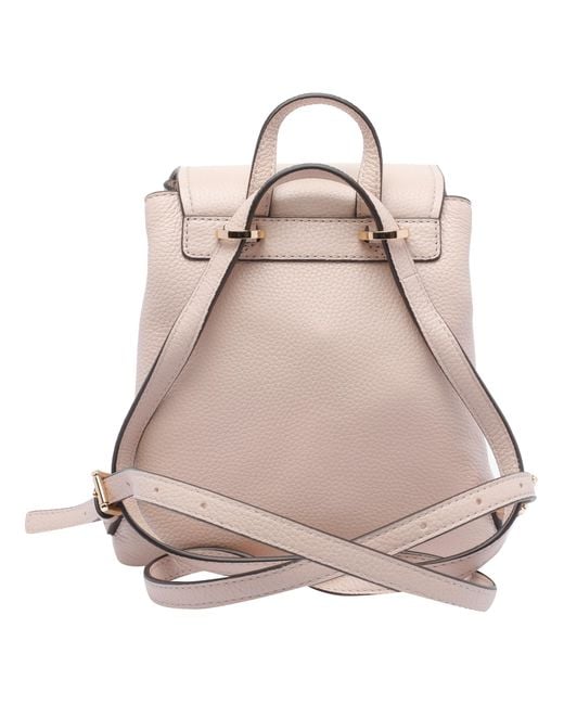 MICHAEL Michael Kors Pink Buckle-Fastened Backpack