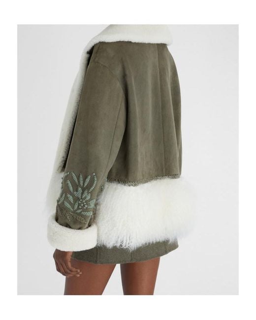 Ermanno Scervino Green Single-Breasted Jacket