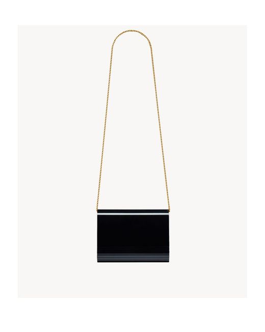 Saint Laurent White Vicky Minaudire Shoulder Bag